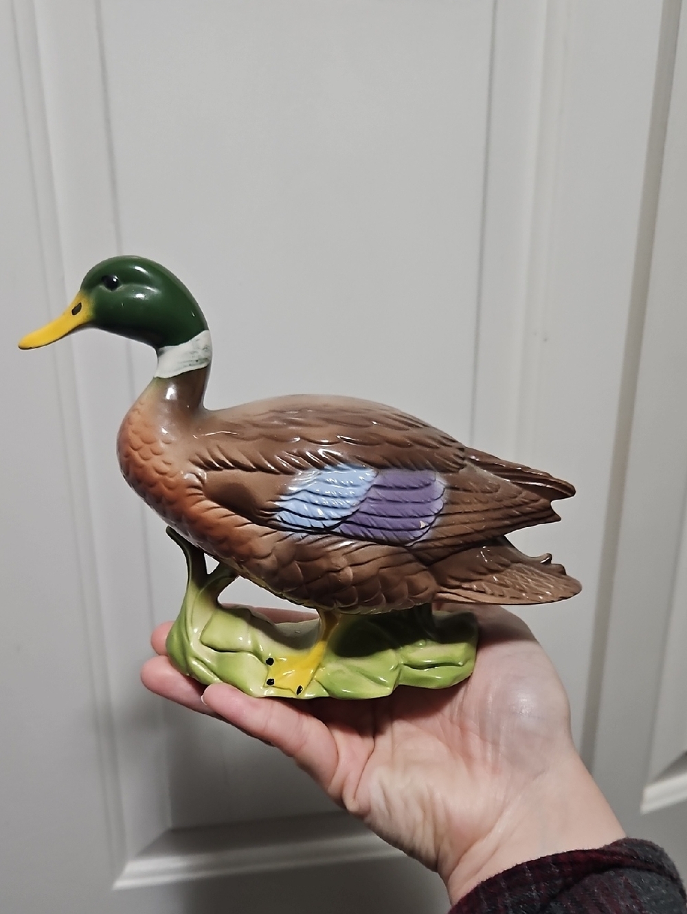 Vintage Hand painted Ceramic Duck